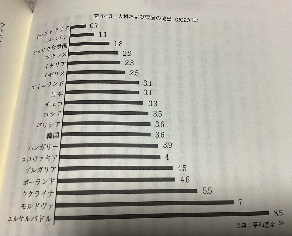 人材および        頭腦の流出    2020年       平和基金